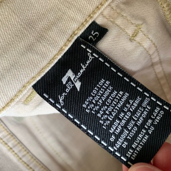 7 FOR ALL MANKIND Mid-Rise Straight Leg Jeans - Picture 6 of 8